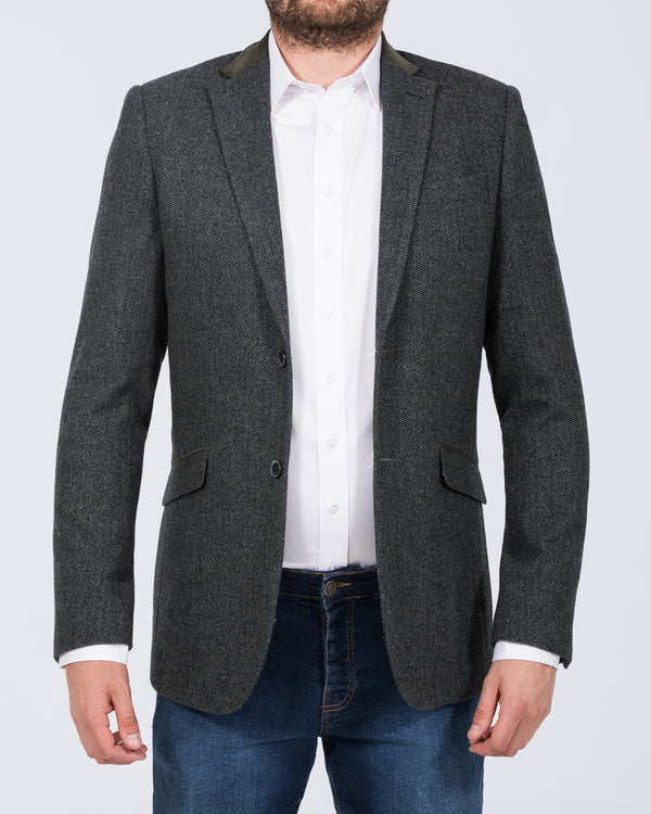 Skopes Newsam Slim Fit Tall Wool Blazer (teal)