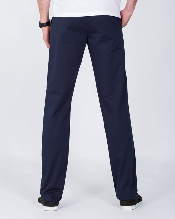 Ed Baxter Regular Fit Tall Chinos (navy)