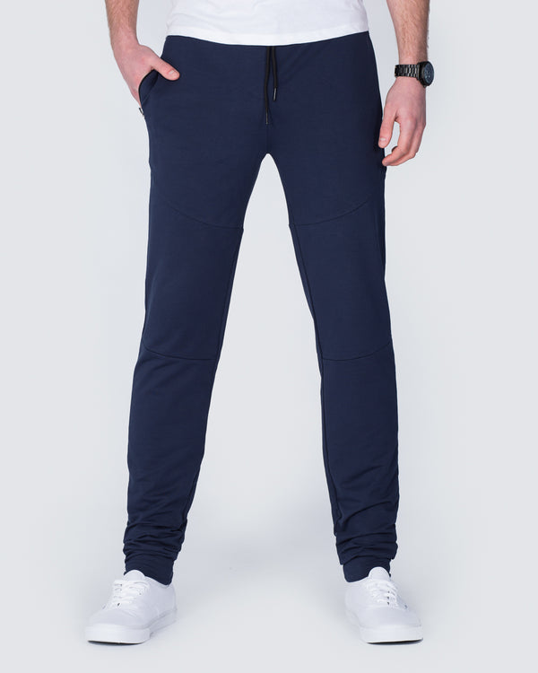 2t Slim Fit Zip Hem Training Joggers (navy)