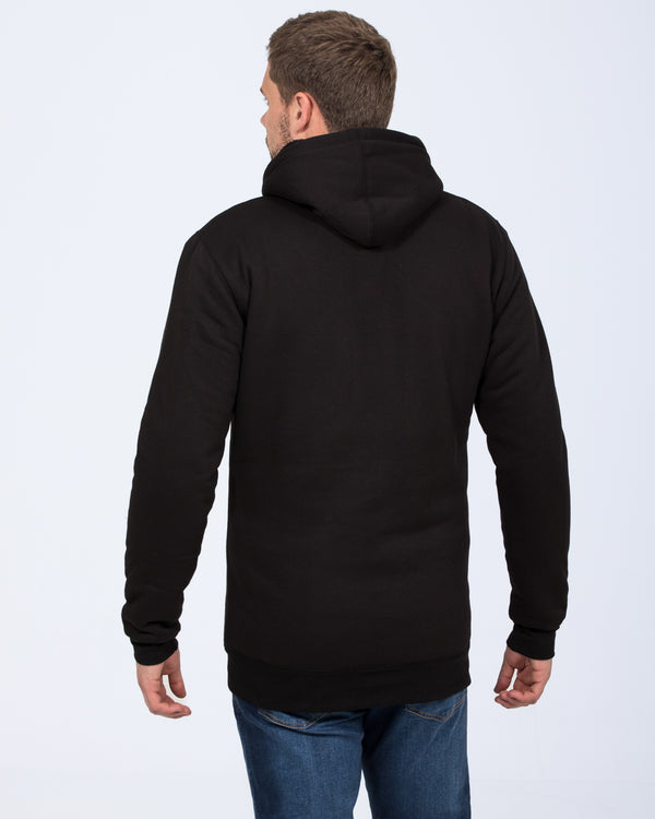 2t Zip Up Tall Sherpa Hoodie (black/black)