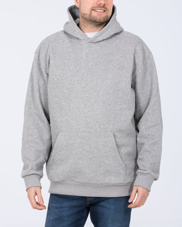 2t Blaine Tall Heavyweight Oversized Hoodie (charcoal)