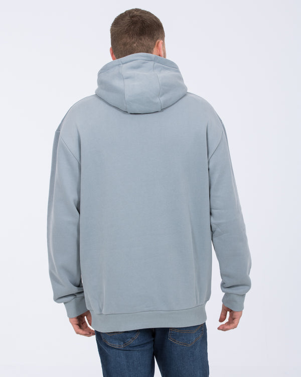 2t Blaine Tall Heavyweight Oversized Hoodie (dusky blue)