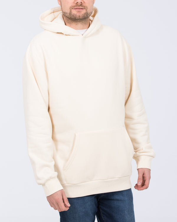 2t Blaine Tall Heavyweight Oversized Hoodie (ecru)