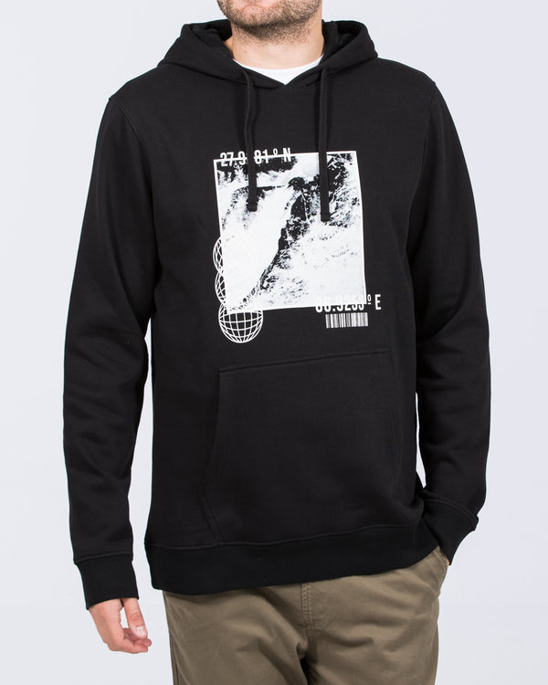 2t Brodie Tall Photograph Regular Fit Hoodie (black)