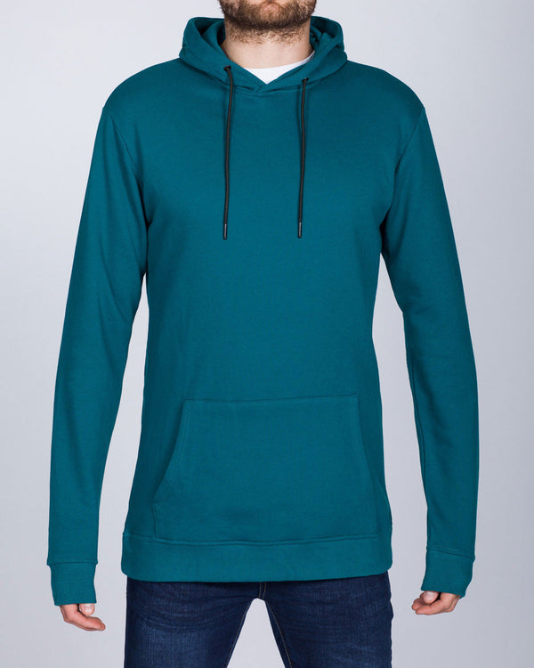 2t Pullover Tall Active Hoodie (petrol)