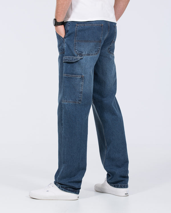 2t Hudson Tall Loose Fit Carpenter Jeans (mid wash)