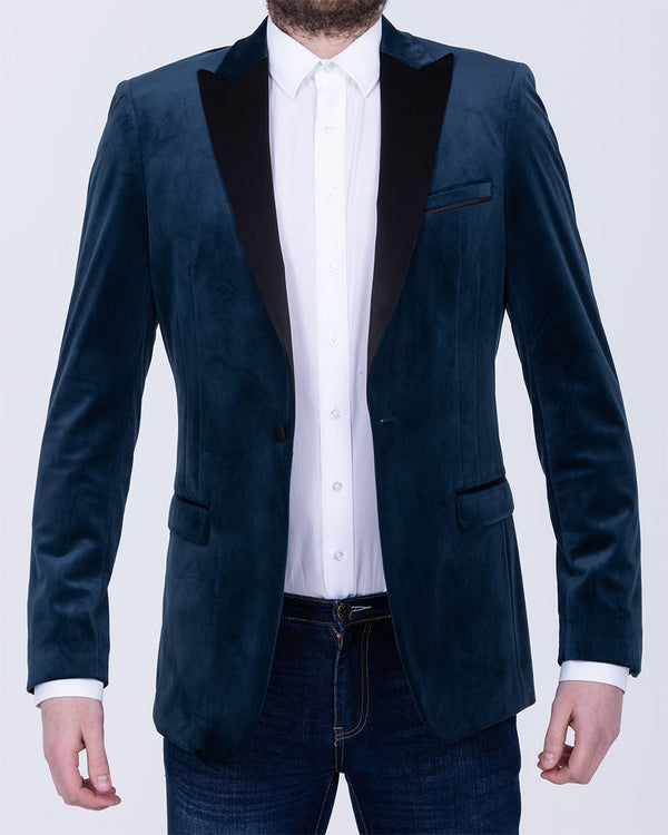 Skopes Jive Tall Velvet Blazer (teal)