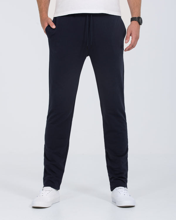 2t Chris Slim Fit Open Hem Tall Joggers (navy)