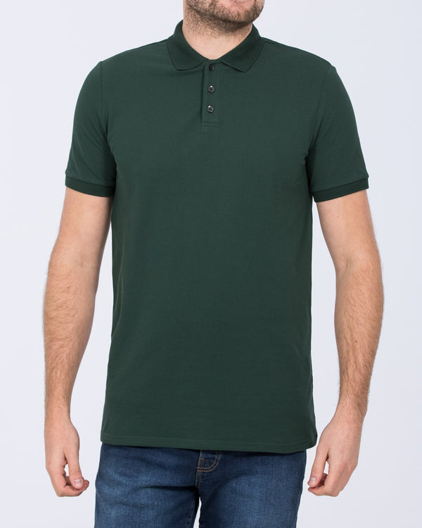 2t Jack Slim Fit Tall Polo Shirt (dark green)