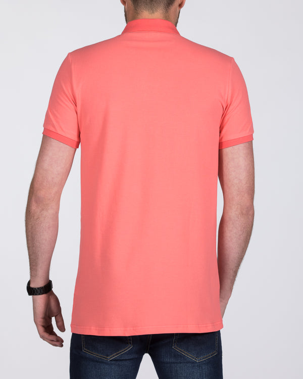 2t Jack Slim Fit Tall Polo Shirt (peach)