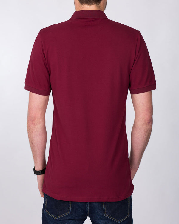 2t Slim Fit Tall Polo Shirt (burgundy)