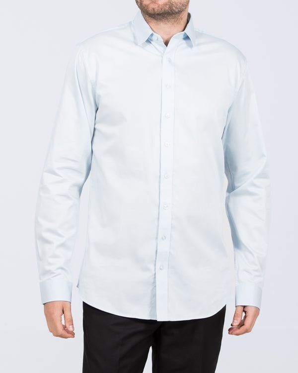 2t Regular Fit Extra Tall Formal Shirt (sky blue)