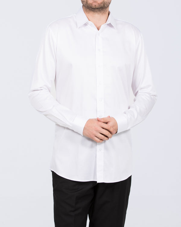 2t Regular Fit Extra Tall Formal Shirt (white)