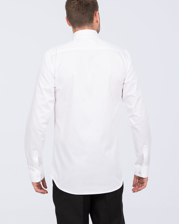 2t Slim Fit Extra Tall Formal Shirt (white)