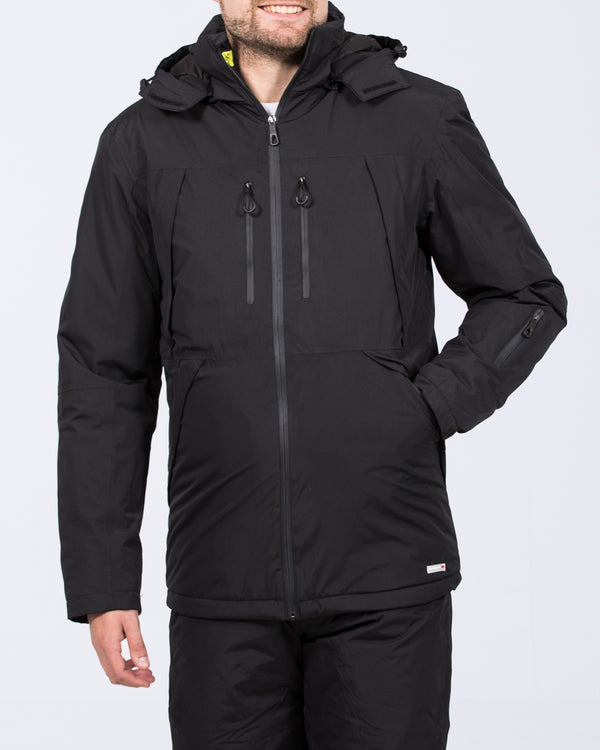 North 56 Tech Air Tall Waterproof Ski Jacket (black)