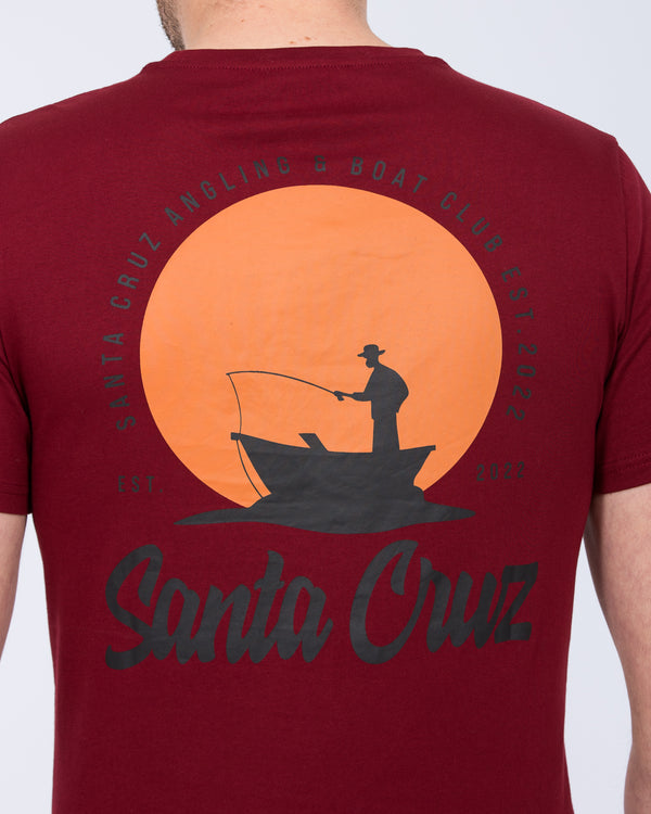 2t Santa Cruz Tall T-Shirt (burgundy)